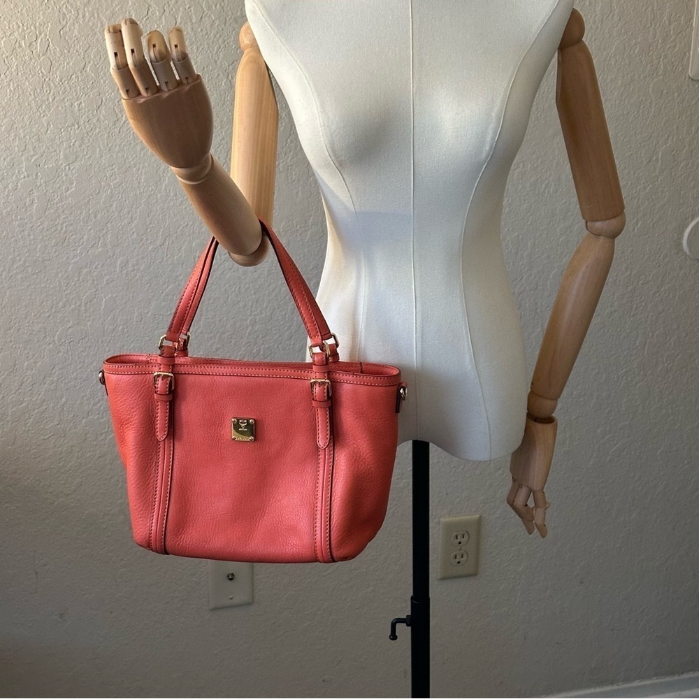 💎MCM PINK 2 WAY BAG / MINT CONDITION 💎 - Picture 15 of 16